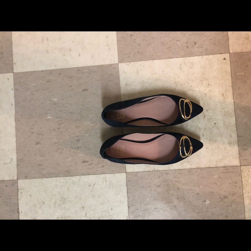 Pedder Red Pointed Toe Flats (Navy)